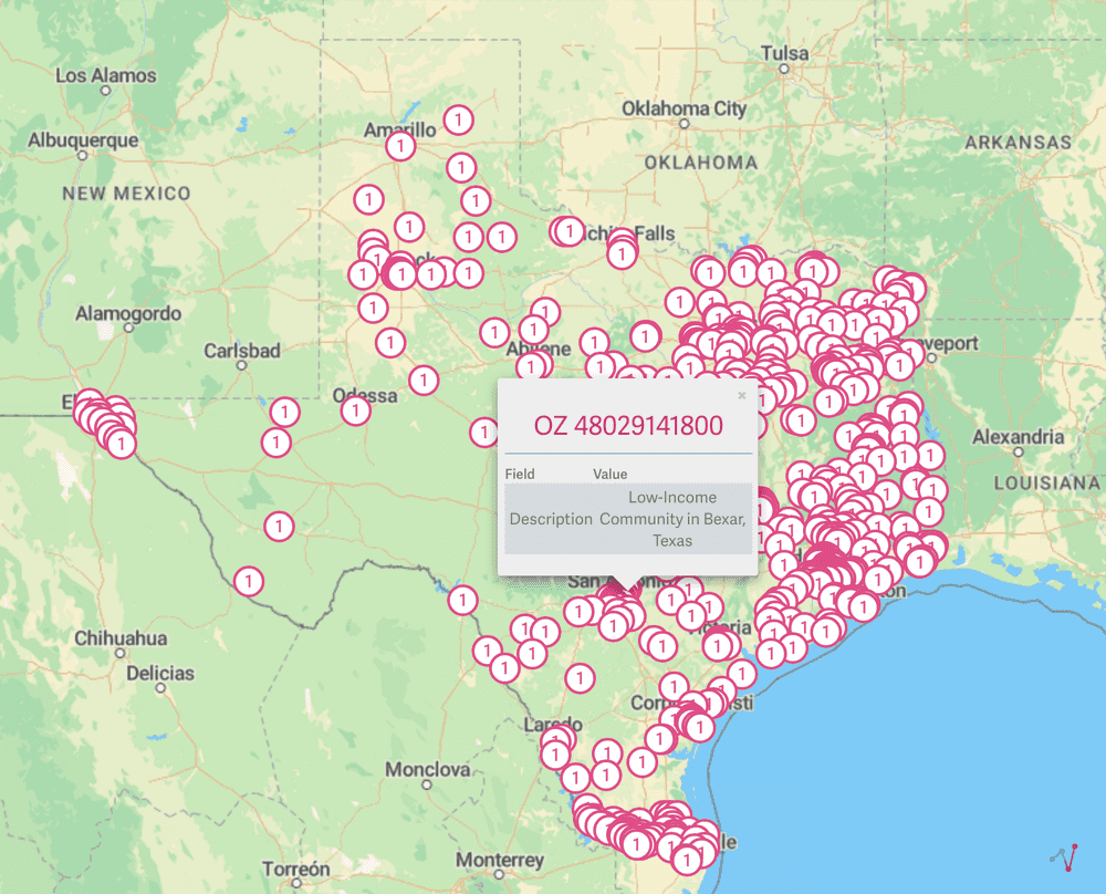 ProposedOpportunityZonesTexas 